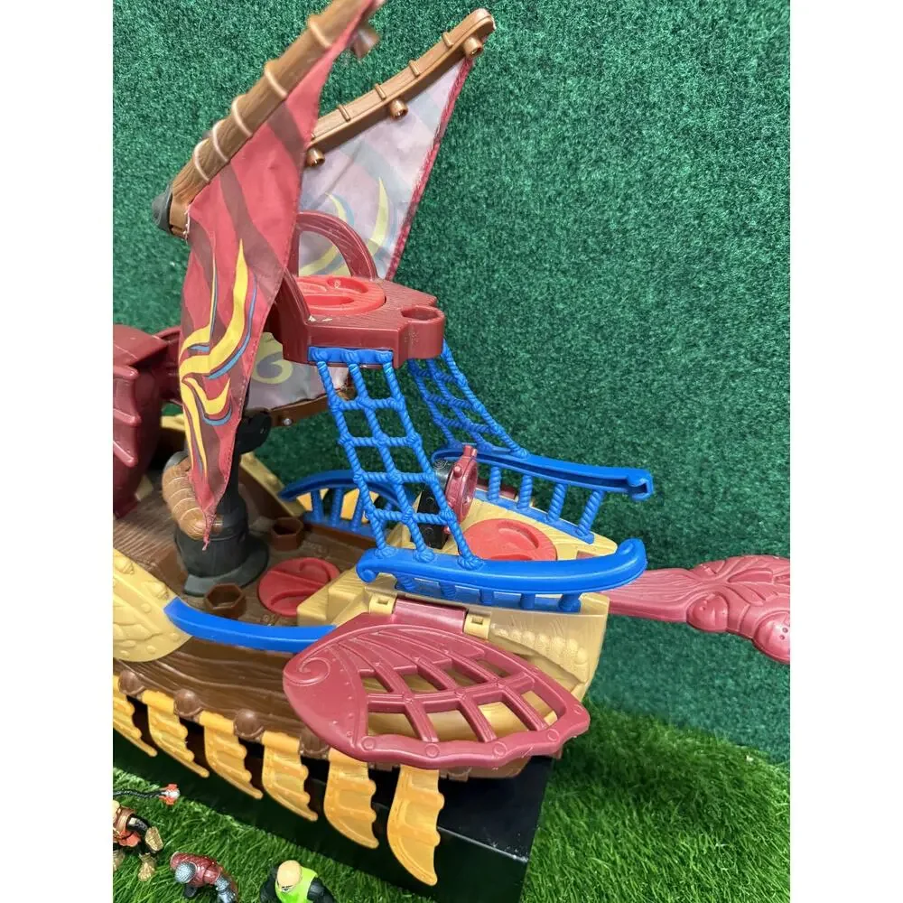 Fisher-Price Imaginext Dragon Pirate Ship Playset with 6 Action Figures & Sword